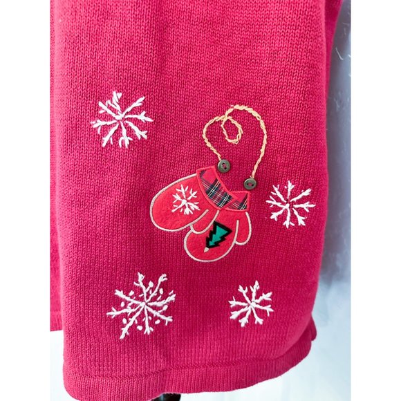 Vintage Ugly Christmas Sweater Vest Unique Oversized Holiday 2X - Picture 9 of 12
